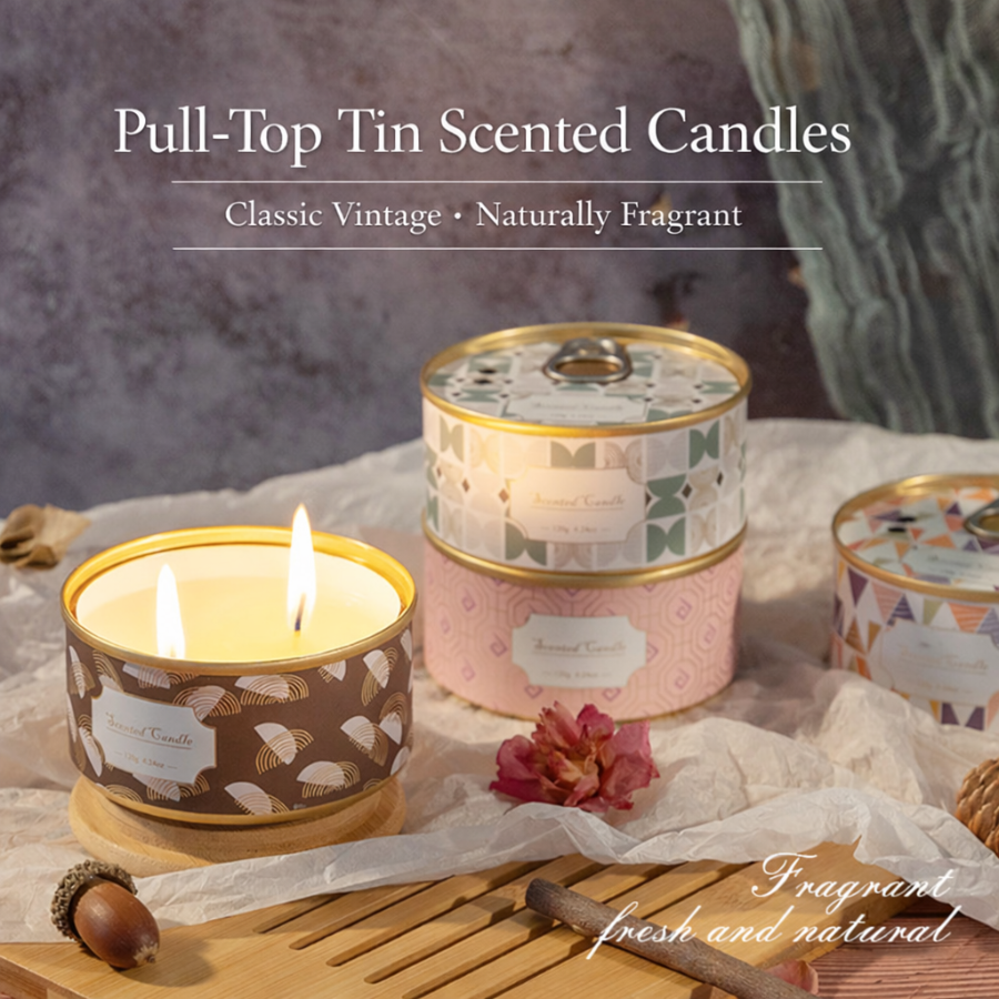 Vintage Canned Scented Soy Candle | Home Décor & Gift