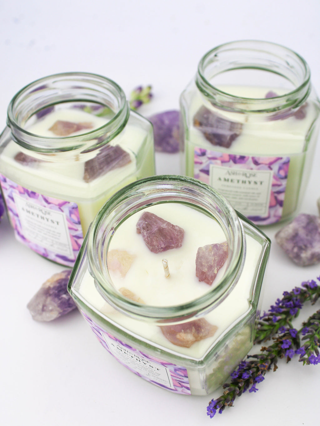 Crystal Candle | Gemstone Soy Candle Collection