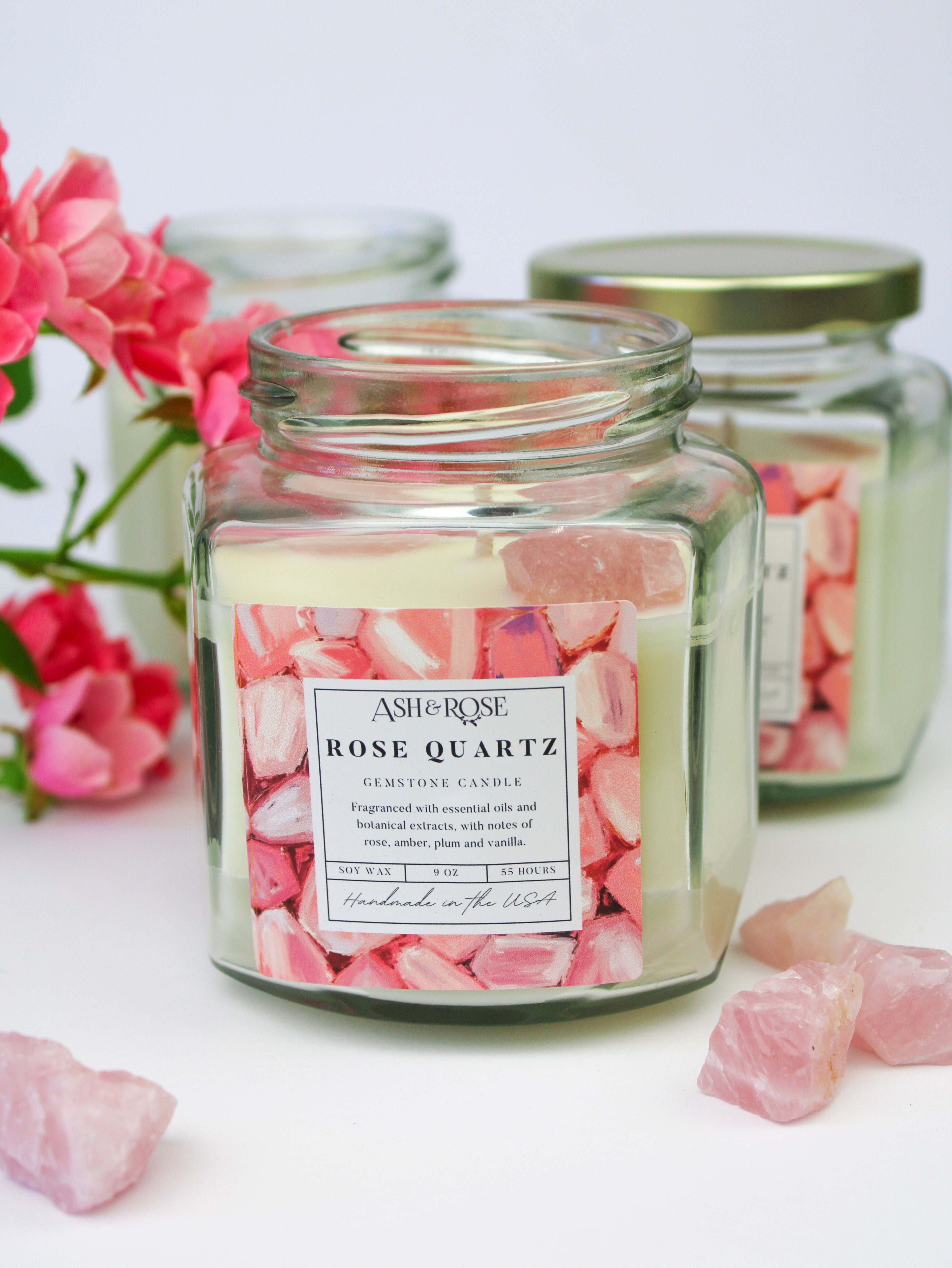 Crystal Candle | Gemstone Soy Candle Collection